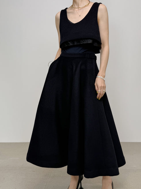 lamb wool skirt